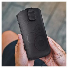 HAFFNER PT-6664 Deco iPhone 13/13 Pro fekete műbőr tok Mobil / Kommunikáció / Smart - Mobiltelefon kiegészítő / tok - Tok / hátlap - 477226