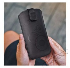 HAFFNER PT-6668 Deco Galaxy A51/A31/M21/A22 4G/Xiaomi Mi 11 Lite 5G fekete műbőr tok Mobil / Kommunikáció / Smart - Mobiltelefon kiegészítő / tok - Tok / hátlap - 477230
