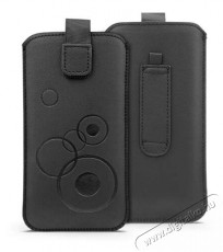 HAFFNER PT-6668 Deco Galaxy A51/A31/M21/A22 4G/Xiaomi Mi 11 Lite 5G fekete műbőr tok Mobil / Kommunikáció / Smart - Mobiltelefon kiegészítő / tok - Tok / hátlap - 477230