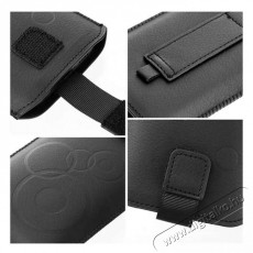 HAFFNER PT-6668 Deco Galaxy A51/A31/M21/A22 4G/Xiaomi Mi 11 Lite 5G fekete műbőr tok Mobil / Kommunikáció / Smart - Mobiltelefon kiegészítő / tok - Tok / hátlap - 477230