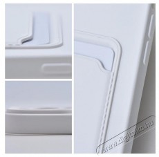 HAFFNER PT-6750 SM-S911 Galaxy S23 fehér szilikon hátlap kártyatartóval Mobil / Kommunikáció / Smart - Mobiltelefon kiegészítő / tok - Tok / hátlap - 478011