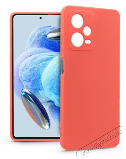 HAFFNER PT-6773 Xiaomi Redmi Note 12 Pro 5G/Poco X5 Pro 5G barack szilikon hátlap Mobil / Kommunikáció / Smart - Mobiltelefon kiegészítő / tok - Tok / hátlap - 477788