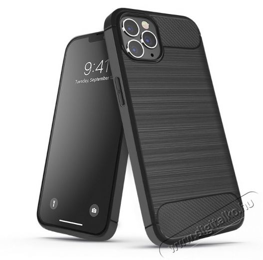HAFFNER PT-6534 Xiaomi 12T/12T Pro fekete szilikon hátlap Mobil / Kommunikáció / Smart - Mobiltelefon kiegészítő / tok - Tok / hátlap - 477420