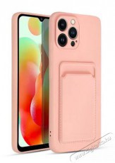 HAFFNER PT-6627 Xiaomi Redmi Note 12 5G/Poco X5 5G pink szilikon hátlap kártyatartóval Mobil / Kommunikáció / Smart - Mobiltelefon kiegészítő / tok - Tok / hátlap - 477107