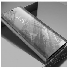 HAFFNER TF-0240 Galaxy S23 Clear view ezüst oldalra nyíló tok Mobil / Kommunikáció / Smart - Mobiltelefon kiegészítő / tok - Tok / hátlap - 477843