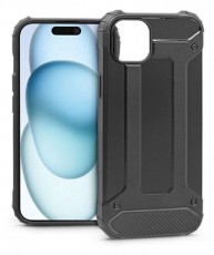 HAFFNER PT-6853 Apple iPhone 15 Armor fekete ütésálló hátlap Mobil / Kommunikáció / Smart - Mobiltelefon kiegészítő / tok - Tok / hátlap - 508847