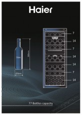 Haier HWS77GDAU1 Borhűtő Konyhai termékek - Hűtő, fagyasztó (szabadonálló) - Borhűtő - 500627