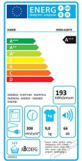 Haier HD90-A3979-S Szárítógép Háztartás / Otthon / Kültér - Mosógép / szárítógép - Szárítógép - 500637