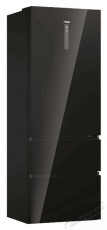 Haier HTW7720DNGB alulfagyasztós hűtő Konyhai termékek - Hűtő, fagyasztó (szabadonálló) - Alulfagyasztós kombinált hűtő - 500632