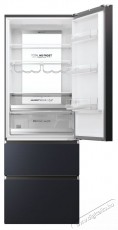Haier HTW7720ENMB Francia ajtós hűtőszekrény Konyhai termékek - Hűtő, fagyasztó (szabadonálló) - Alulfagyasztós kombinált hűtő - 501328