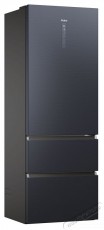 Haier HTW7720ENMB Francia ajtós hűtőszekrény Konyhai termékek - Hűtő, fagyasztó (szabadonálló) - Alulfagyasztós kombinált hűtő - 501328