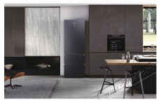 Haier HTW7720ENMB Francia ajtós hűtőszekrény Konyhai termékek - Hűtő, fagyasztó (szabadonálló) - Alulfagyasztós kombinált hűtő - 501328