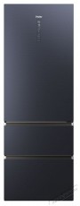 Haier HTW7720ENMB Francia ajtós hűtőszekrény Konyhai termékek - Hűtő, fagyasztó (szabadonálló) - Alulfagyasztós kombinált hűtő - 501328