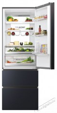 Haier HTW7720ENMB Francia ajtós hűtőszekrény Konyhai termékek - Hűtő, fagyasztó (szabadonálló) - Alulfagyasztós kombinált hűtő - 501328
