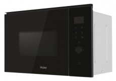 Haier H38FMWID627N fekete beépíthető mikrohullámú sütő Konyhai termékek - Mikrohullámú sütő - Mikrohullámú sütő (beépíthető) - 501506