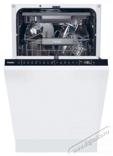 Haier XI1C3TB2FB beépíthető keskeny 11 terítékes mosogatógép Konyhai termékek - Mosogatógép - Keskeny (45cm-ig) beépíthető mosogatógép - 501488