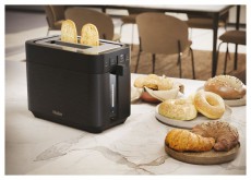 Haier HTO5A3 011 fekete 2 szeletes kenyérpirító Konyhai termékek - Konyhai kisgép (sütés / főzés / hűtés / ételkészítés) - Kenyérpirító - 502367