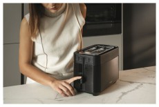 Haier HTO5A3 011 fekete 2 szeletes kenyérpirító Konyhai termékek - Konyhai kisgép (sütés / főzés / hűtés / ételkészítés) - Kenyérpirító - 502367