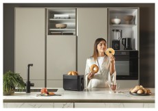 Haier HTO5A3 011 fekete 2 szeletes kenyérpirító Konyhai termékek - Konyhai kisgép (sütés / főzés / hűtés / ételkészítés) - Kenyérpirító - 502367