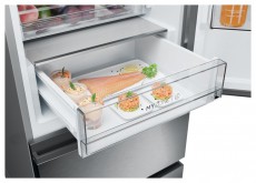 Haier HTW5618CNMG francia ajtós alulfagyasztós hűtőszekrény Konyhai termékek - Hűtő, fagyasztó (szabadonálló) - Alulfagyasztós kombinált hűtő - 502659