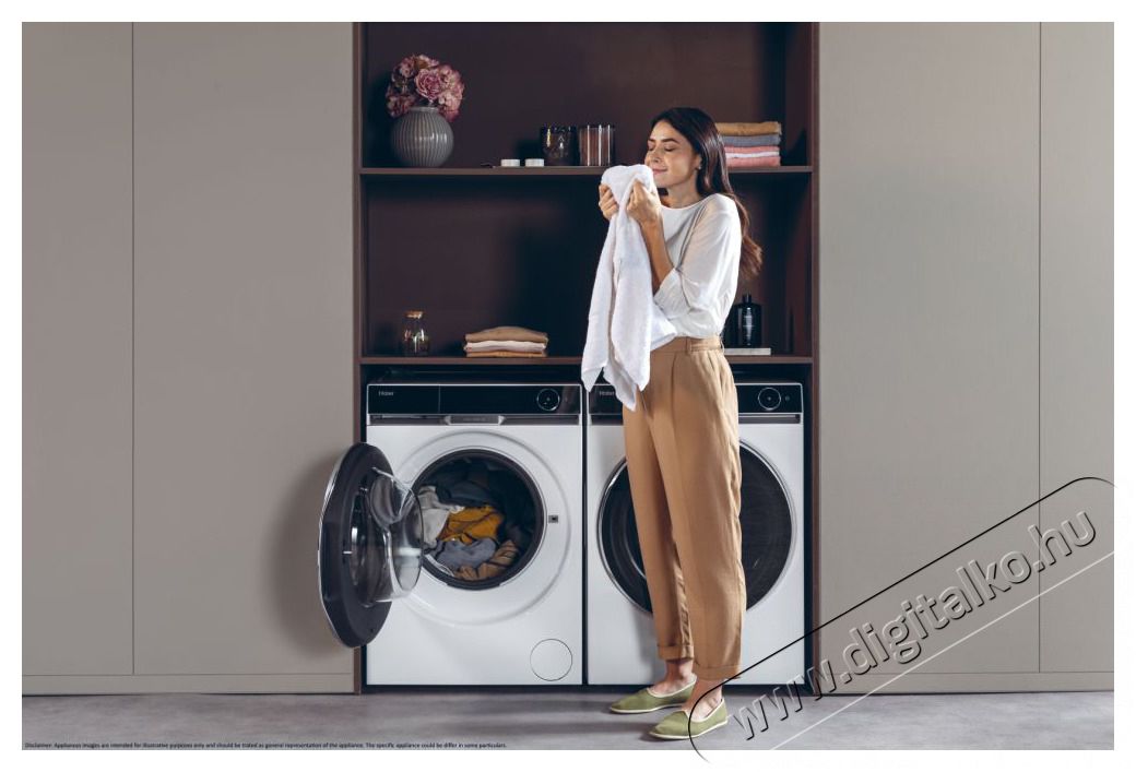 Haier HW100-BD14397U1S el&ouml;lt&ouml;ltős mos&oacute;g&eacute;p H&aacute;ztart&aacute;s / Otthon / K&uuml;lt&eacute;r - Mos&oacute;g&eacute;p / sz&aacute;r&iacute;t&oacute;g&eacute;p - El&ouml;lt&ouml;ltős norm&aacute;l (60cm-ig) mos&oacute;g&eacute;p - 502592