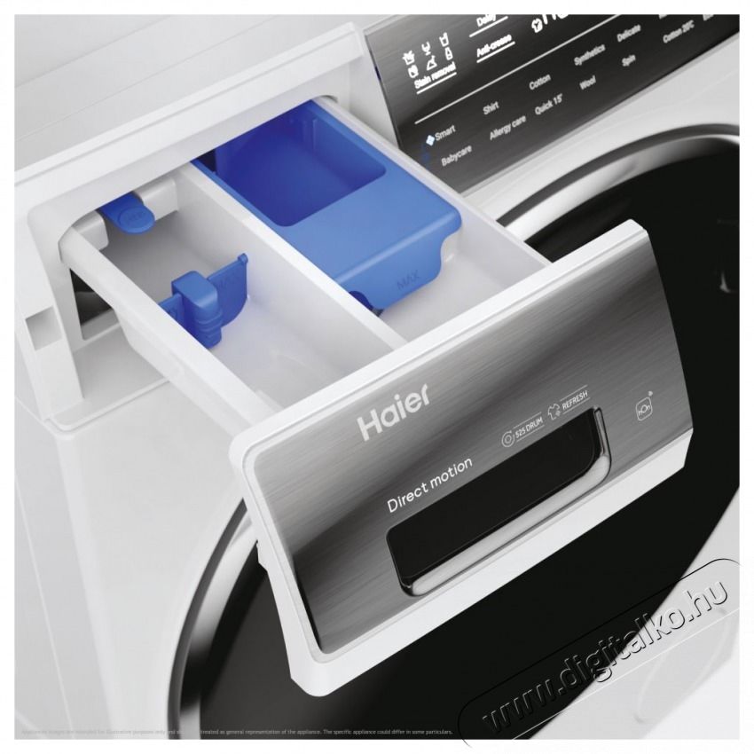 Haier HW90G-B14979TU1S el&ouml;lt&ouml;ltős mos&oacute;g&eacute;p H&aacute;ztart&aacute;s / Otthon / K&uuml;lt&eacute;r - Mos&oacute;g&eacute;p / sz&aacute;r&iacute;t&oacute;g&eacute;p - El&ouml;lt&ouml;ltős norm&aacute;l (60cm-ig) mos&oacute;g&eacute;p - 502591