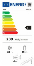 Haier HBW5719E beépíthető alulfagyasztós hűtő Konyhai termékek - Hűtő, fagyasztó (beépíthető) - Alulfagyasztós kombinált hűtő - 500622