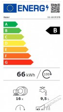 Haier XS 6B1M3PB Beépíthető Mosogatógép Konyhai termékek - Mosogatógép - Normál (60cm) beépíthető mosogatógép - 500624