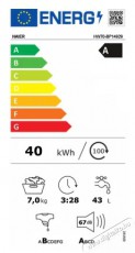 Haier HW70-BP14929-S elöltöltős mosógép Háztartás / Otthon / Kültér - Mosógép / szárítógép - Elöltöltős normál (60cm-ig) mosógép - 499798