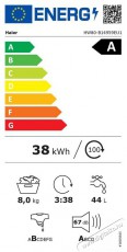 Haier HW80-B14959EU1-S Elöltöltős mosógép Háztartás / Otthon / Kültér - Mosógép / szárítógép - Elöltöltős normál (60cm-ig) mosógép - 500765