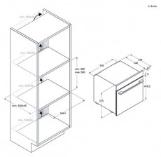 Haier H6 ID25G3HTX inox, beépíthető, sütőtér: 78L, sütő Konyhai termékek - Sütő-főzőlap, tűzhely (beépíthető) - Sütő (beépíthető) - 508290