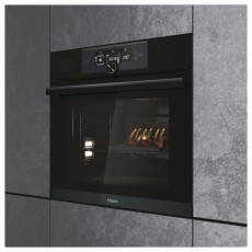 Haier HWO60SM6FS9XHP fekete, beépíthető, sütőtér: 70L, sütő Konyhai termékek - Sütő-főzőlap, tűzhely (beépíthető) - Sütő (beépíthető) - 508293