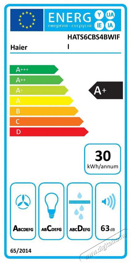 Haier HATS6CBS4BWIFI ID-LINK Series 4 Konyhai term&eacute;kek - P&aacute;raelsz&iacute;v&oacute; - K&uuml;rtős - 509742