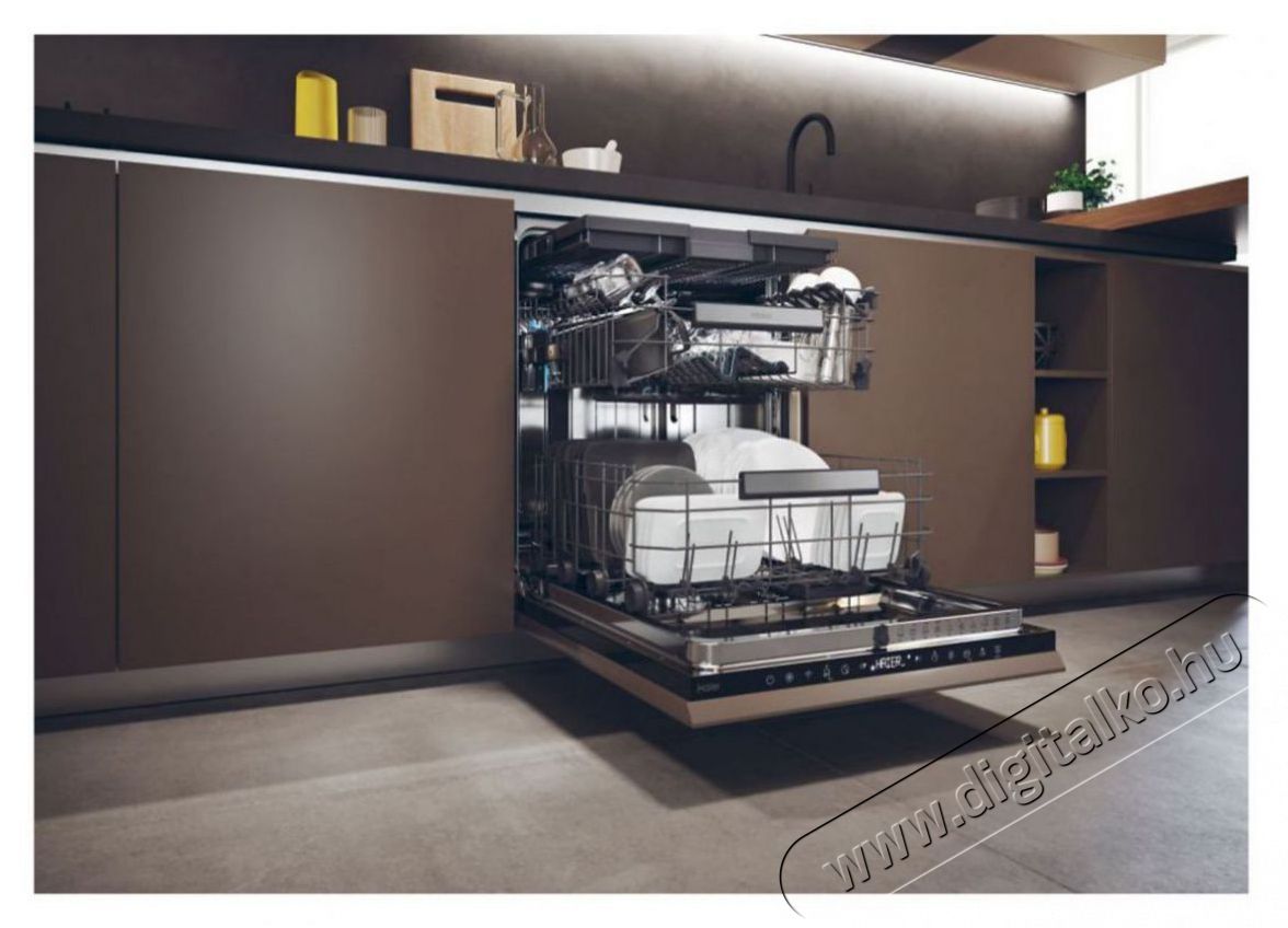 Haier XI 6B0S3FSB WASHLENS PLUS Series 2 Konyhai term&eacute;kek - Mosogat&oacute;g&eacute;p - Norm&aacute;l (60cm) be&eacute;p&iacute;thető mosogat&oacute;g&eacute;p - 509260