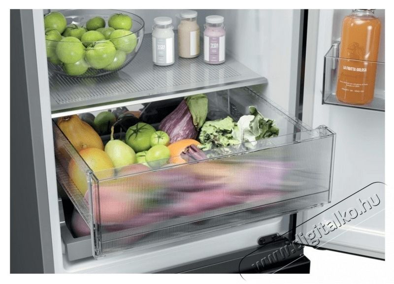 Haier HTR3518ENMX hűtőszekr&eacute;ny, 3 ajt&oacute;s, 303 liter Konyhai term&eacute;kek - Hűtő, fagyaszt&oacute; (szabadon&aacute;ll&oacute;) - Alulfagyaszt&oacute;s kombin&aacute;lt hűtő - 531495