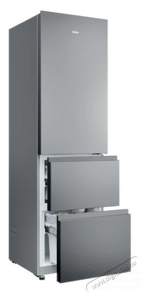 Haier HTR3518ENMX hűtőszekr&eacute;ny, 3 ajt&oacute;s, 303 liter Konyhai term&eacute;kek - Hűtő, fagyaszt&oacute; (szabadon&aacute;ll&oacute;) - Alulfagyaszt&oacute;s kombin&aacute;lt hűtő - 531495