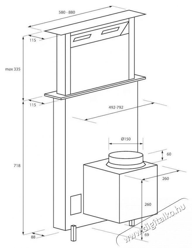 Haier HADG6DCS56B, Be&eacute;p&iacute;thető p&aacute;raelsz&iacute;v&oacute;, Sz&iacute;v&oacute;teljes&iacute;tm&eacute;ny 605 m3/h, 4 sebess&eacute;gfokozat, Touch Control, B energiaoszt&aacute;ly, 90 cm, Fekete Konyhai term&eacute;kek - P&aacute;raelsz&iacute;v&oacute; - Be&eacute;p&iacute;thető / kih&uacute;zhat&oacute; - 533398
