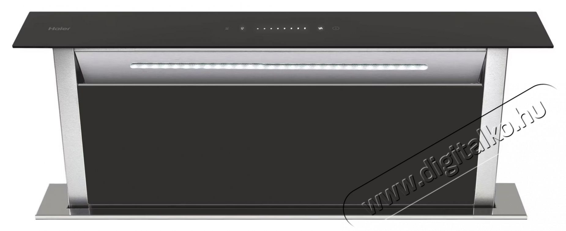 Haier HADG6DCS56B, Be&eacute;p&iacute;thető p&aacute;raelsz&iacute;v&oacute;, Sz&iacute;v&oacute;teljes&iacute;tm&eacute;ny 605 m3/h, 4 sebess&eacute;gfokozat, Touch Control, B energiaoszt&aacute;ly, 90 cm, Fekete Konyhai term&eacute;kek - P&aacute;raelsz&iacute;v&oacute; - Be&eacute;p&iacute;thető / kih&uacute;zhat&oacute; - 533398