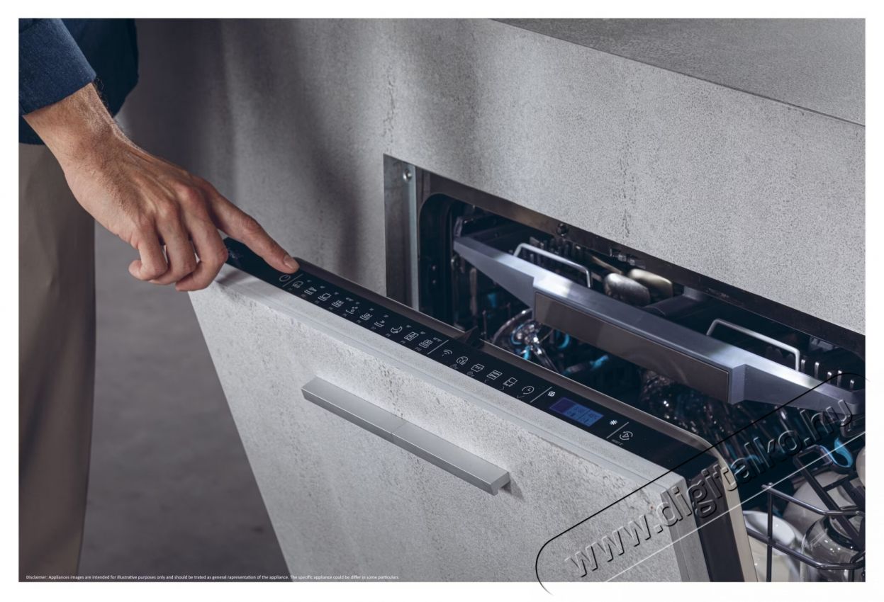 Haier XS 6B0M3PDB be&eacute;p&iacute;thető mosogat&oacute;g&eacute;p, 16 szett, 10 program Konyhai term&eacute;kek - Mosogat&oacute;g&eacute;p - Norm&aacute;l (60cm) be&eacute;p&iacute;thető mosogat&oacute;g&eacute;p - 533397