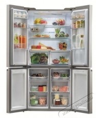 Haier HCR5919ENMM n&eacute;gyajt&oacute;s hűtőszekr&eacute;ny, 643 liter, New Platinum Inox Konyhai term&eacute;kek - Hűtő, fagyaszt&oacute; (szabadon&aacute;ll&oacute;) - Amerikai t&iacute;pus&uacute; Side By Side hűtő - 530972