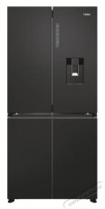 Haier HCR7818DWPT n&eacute;gyajt&oacute;s hűtőszekr&eacute;ny, 467 liter, v&iacute;zadagol&oacute;s, fekete Konyhai term&eacute;kek - Hűtő, fagyaszt&oacute; (szabadon&aacute;ll&oacute;) - Amerikai t&iacute;pus&uacute; Side By Side hűtő - 530973