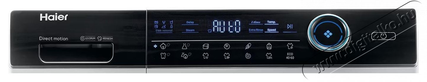 Haier HW90-B14979-S Mos&oacute;g&eacute;p, 9 kg, 1400 rpm, Direct Motion Motor, Steam, Touch Control, A energiaoszt&aacute;ly, Feh&eacute;r H&aacute;ztart&aacute;s / Otthon / K&uuml;lt&eacute;r - Mos&oacute;g&eacute;p / sz&aacute;r&iacute;t&oacute;g&eacute;p - El&ouml;lt&ouml;ltős norm&aacute;l (60cm-ig) mos&oacute;g&eacute;p - 536740