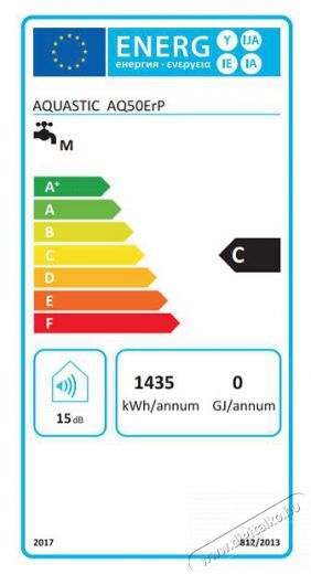 Hajdu AQ ECO 50 ERP forróvíztároló Háztartás / Otthon / Kültér - Vízmelegítő / bojler / tároló - Bojler / melegvíz tároló - 378475