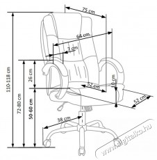 HALMAR Relax 2 szürke Iroda és számítástechnika - Egyéb számítástechnikai termék - 518332