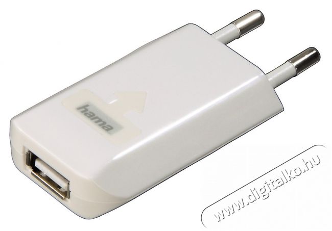 Hama Hálózati adapter USB Picco Apple iPhone, iPod 1000 mA - 106647 Mobil / Kommunikáció / Smart - Mobiltelefon kiegészítő / tok - Hálózati-, autós töltő - 259552