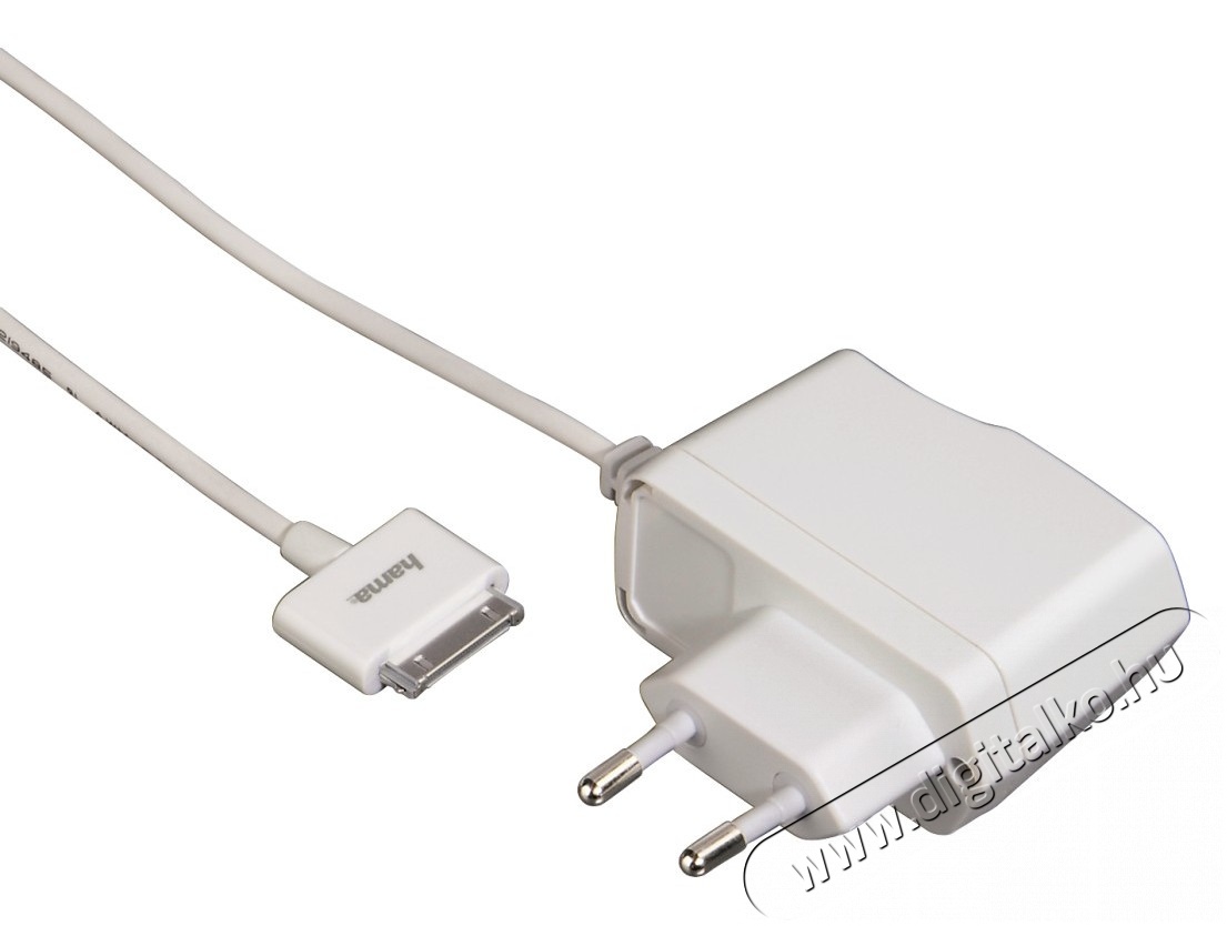 Hama Hálózati töltő Apple iPhone, iPod 1000 mA, fehér - 115098 Mobil / Kommunikáció / Smart - Mobiltelefon kiegészítő / tok - Hálózati-, autós töltő - 259554