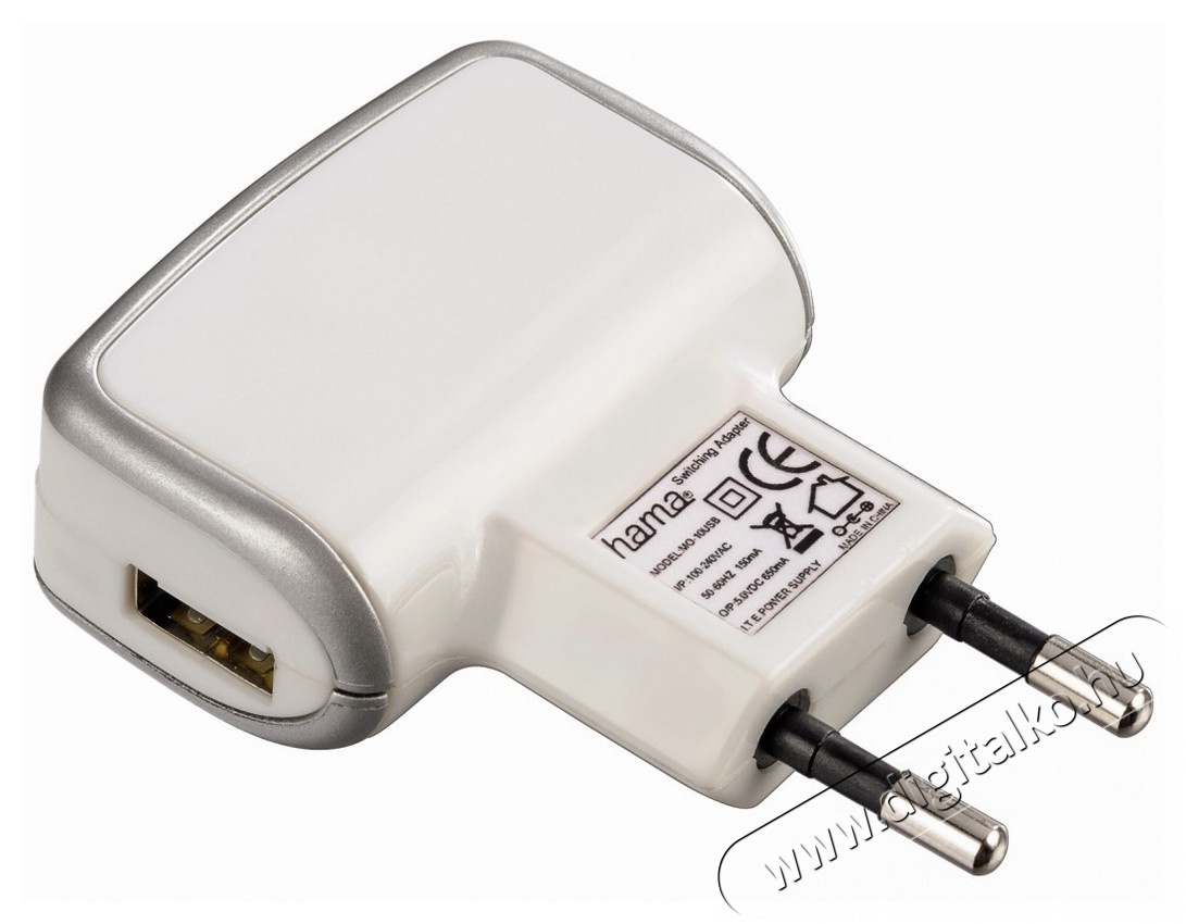 Hama Hálózati töltő Apple iPhone, iPod 500 mA - 89482 Mobil / Kommunikáció / Smart - Mobiltelefon kiegészítő / tok - Hálózati-, autós töltő - 259556