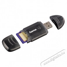Hama Kompakt kártyaolvasó 6 az 1-ben fekete - 114731 Memória kártya / Pendrive - Kártya olvasó - 258369