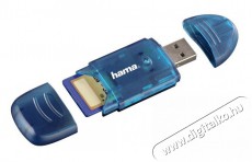 Hama Kompakt kártyaolvasó 6 az 1-ben kék - 114730 Memória kártya / Pendrive - Kártya olvasó - 258368