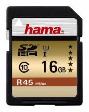 Hama SDHC 16GB Class 10 UHS-I 45MB/S - 114942 Memória kártya / Pendrive - SD / SDHC / SDXC kártya - 268395